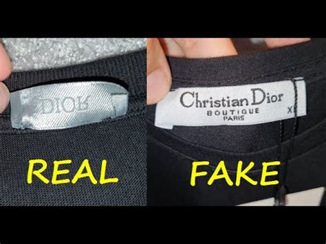 how to tell if dior shirt is real